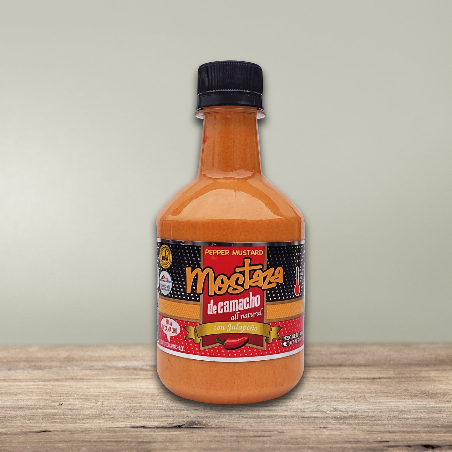 Mostaza con Trozos de Jalapeño